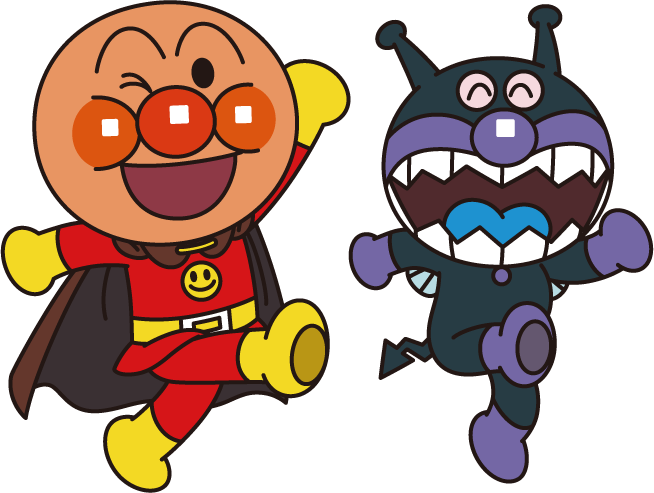 ワッペン アイロン アンパンマン 乗り物ワッペン しょくぱんまん ばいきんまん コキンちゃん 刺繍 アップリケ キャラクター 幼稚園 保育園 手芸稲垣服飾 yp