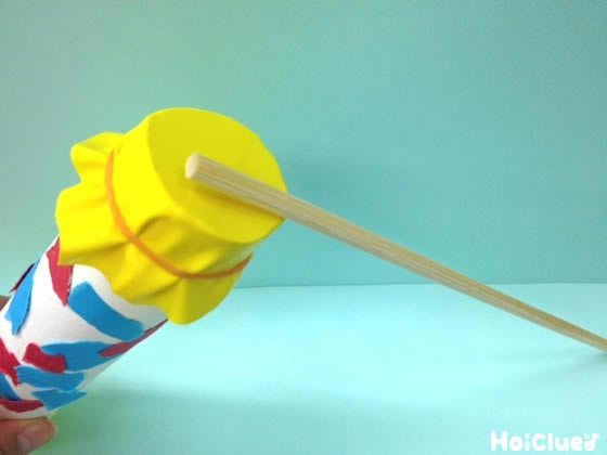 かわいい！子ども用のミニさんさ太鼓を作りました！ – ０～３歳子育てママのハッピーライフ