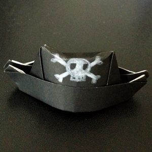 海賊帽子 三角帽子48サイズ 型紙 作り方コスプレ衣装 無料型紙 でぃあこす