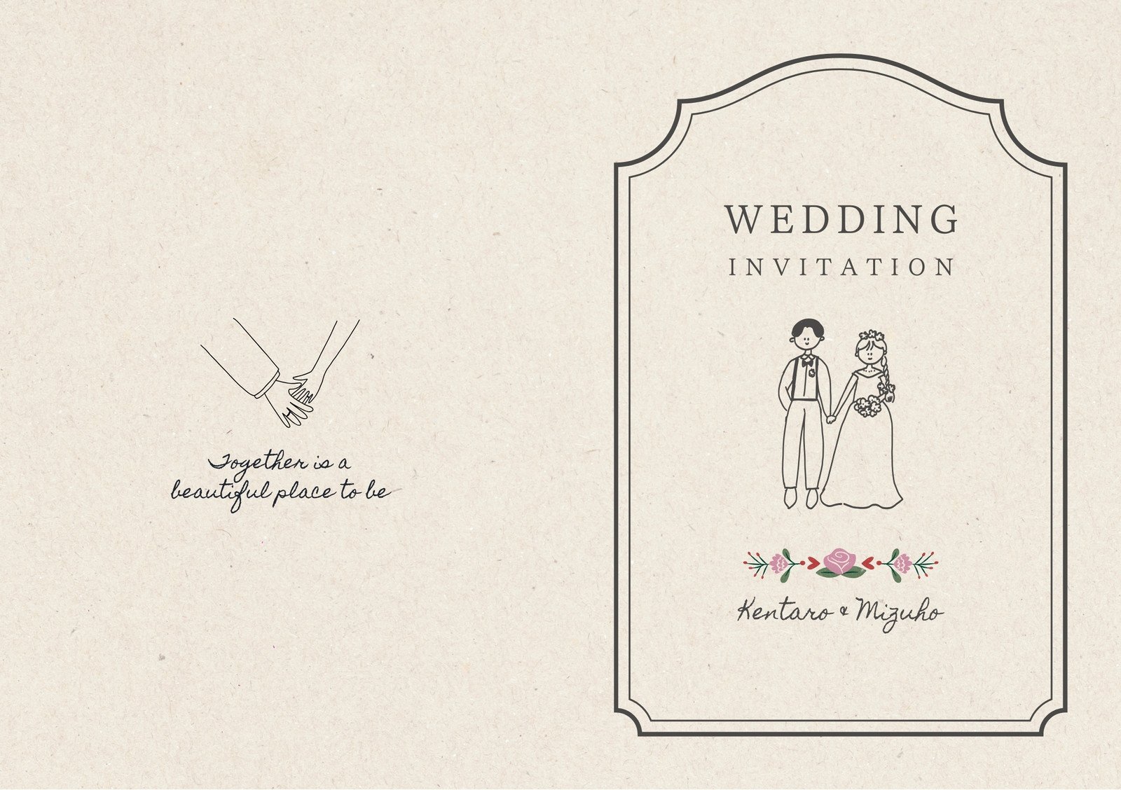 結婚式招待状を手作り！無料デザインテンプレート・AI機能で簡単に作成・印刷Canva キャンバ