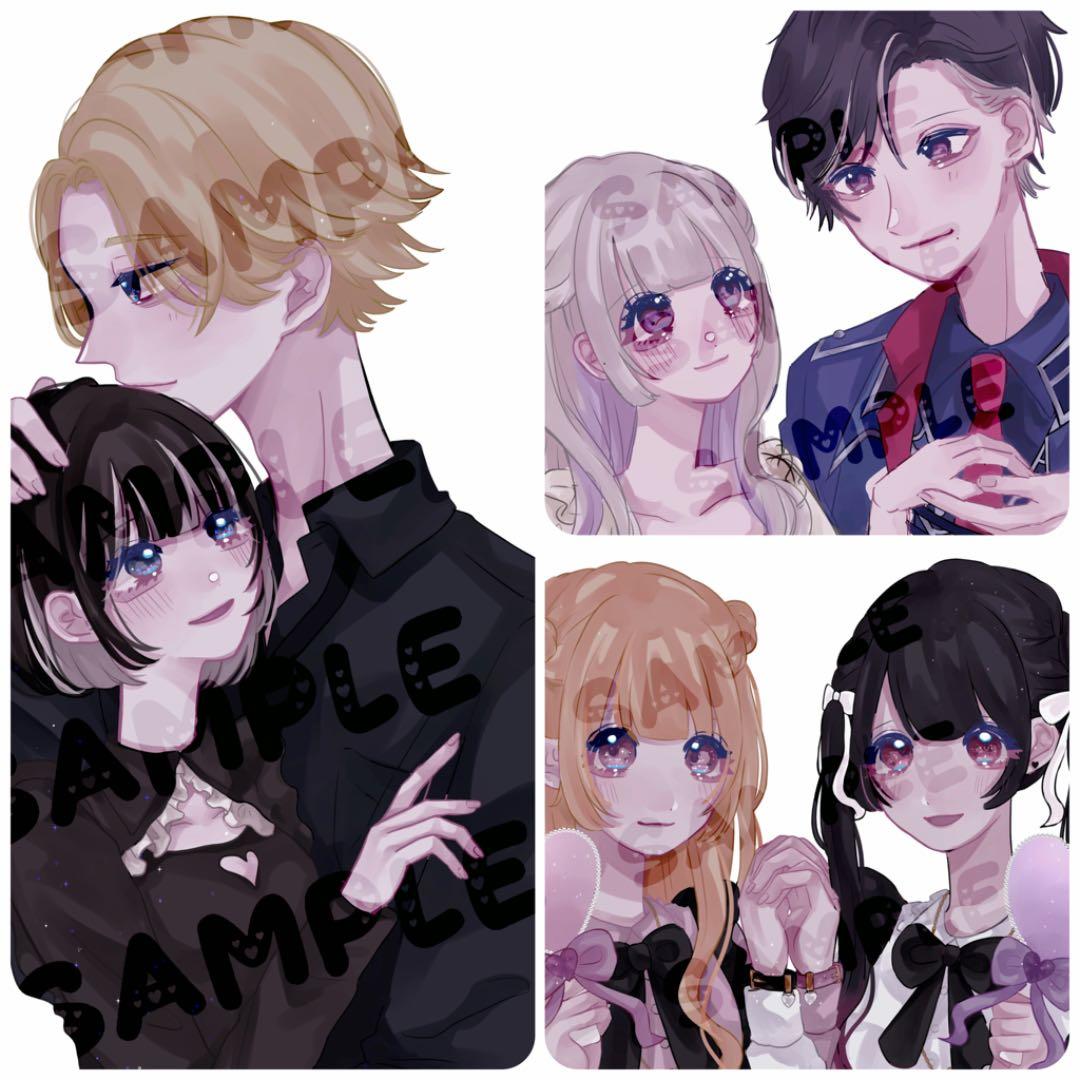 トレス素材 カップル配布TikTok