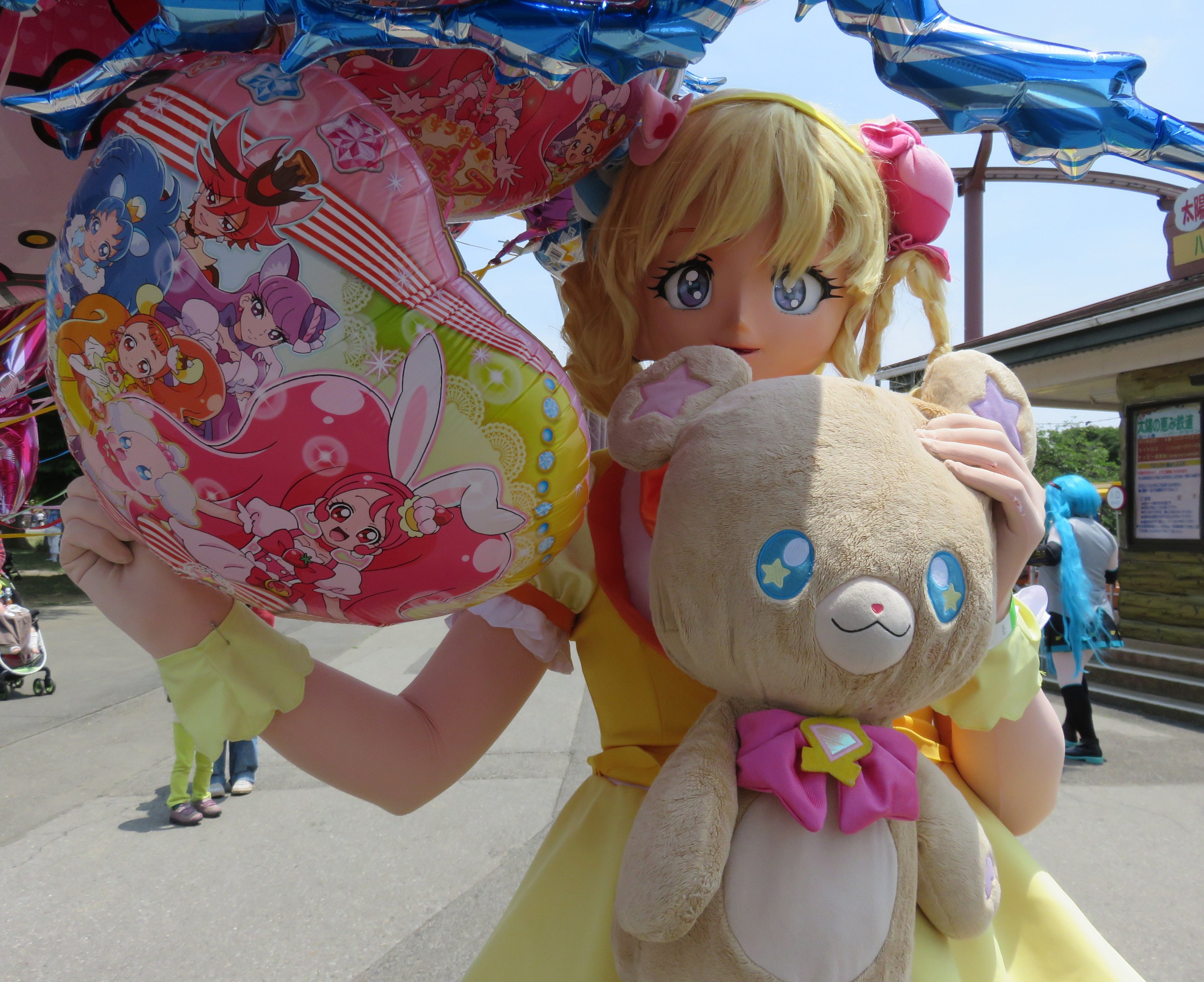 風船着ぐるみTikTok