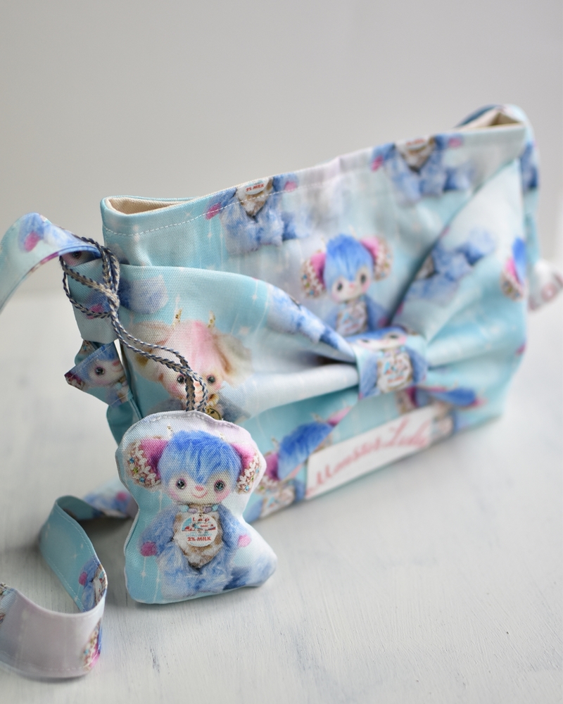 保育園で人気！子ども用ポシェットの簡単な作り方。100均材料で作れて、アイロンもマチ針も使いませんヒナスイッチ