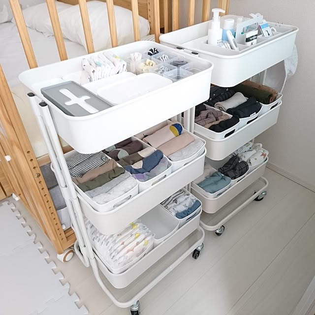 引き出し付きベビーワゴンオムツ収納に役立つおしゃれなワゴン・カゴおすすめランキング 1ページ Ｇランキング