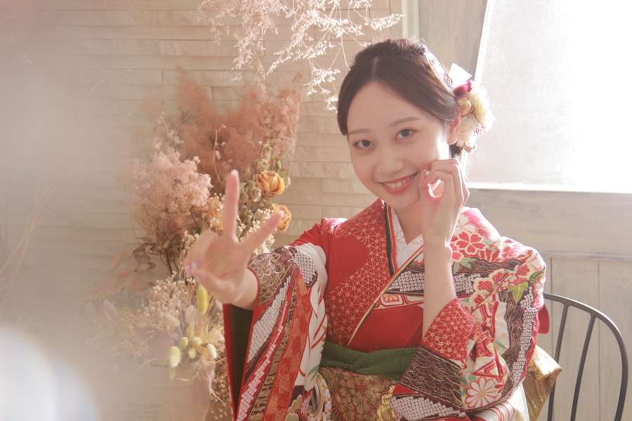 成人式・振袖の写真撮影は香川県三豊市キング写真館へ香川県キング写真館