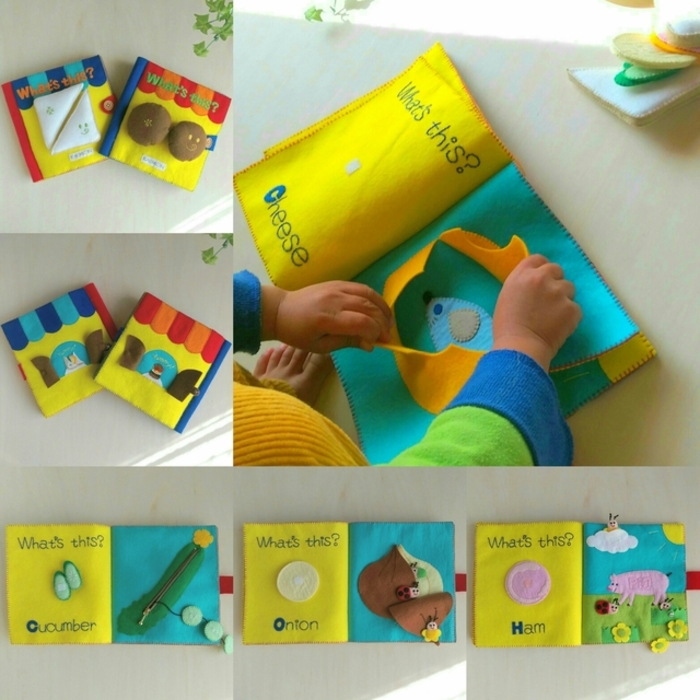 赤ちゃん小物 おもちゃ 絵本 ハンドメイド 本の通販 by sa-ya's shopラクマ