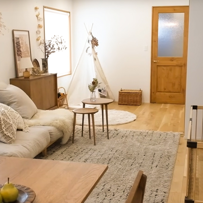 子どもがいてもできる！おしゃれなリビングのレイアウト例 -秋田市・潟上市で輸入住宅の新築やリフォームは住広ホームインターデコハウス秋田・ナチュリエ秋田