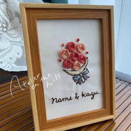 イニシャル 名入れ 刺しゅう