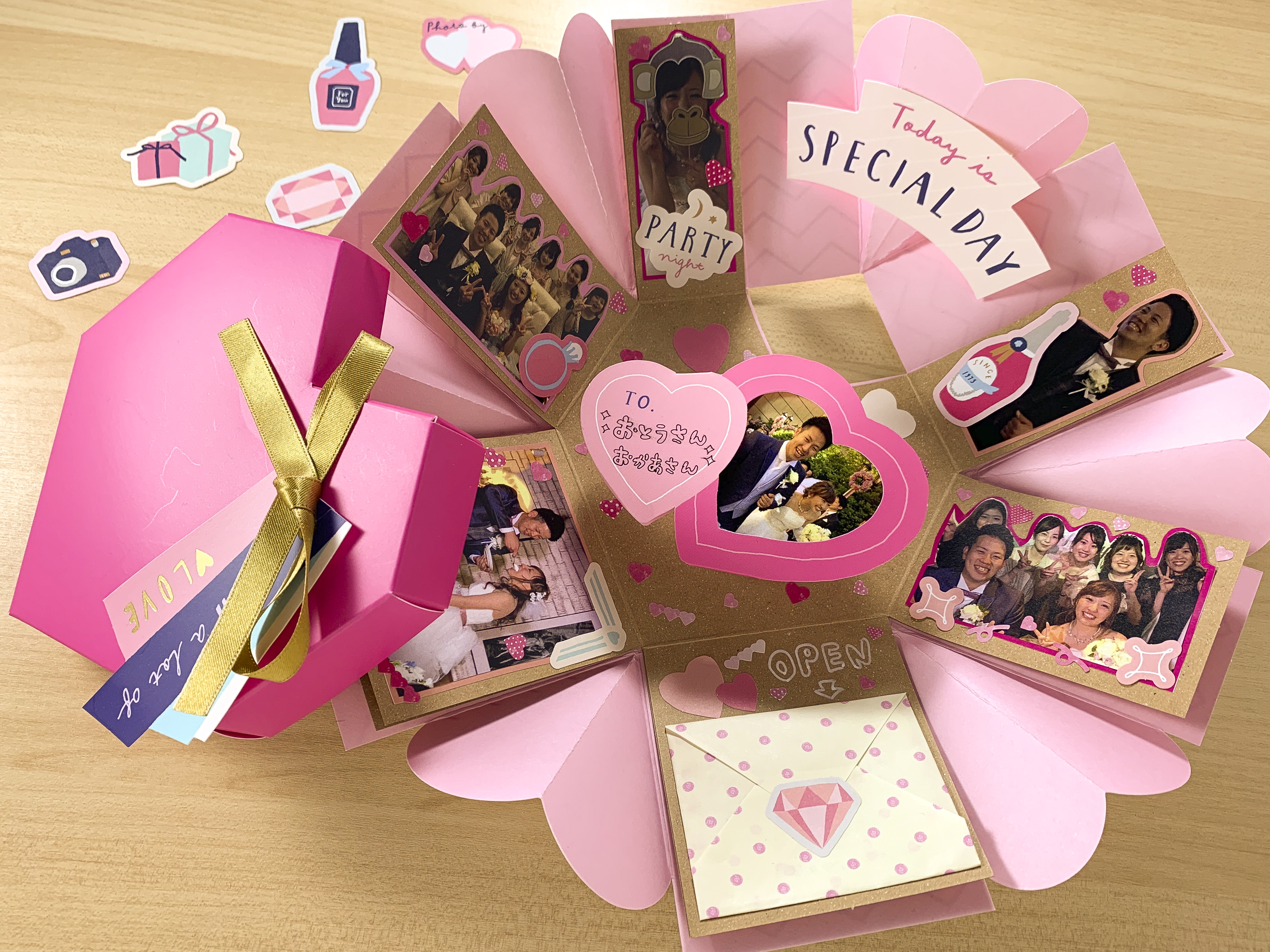 保育園製作 卒園生に贈るコサージュ