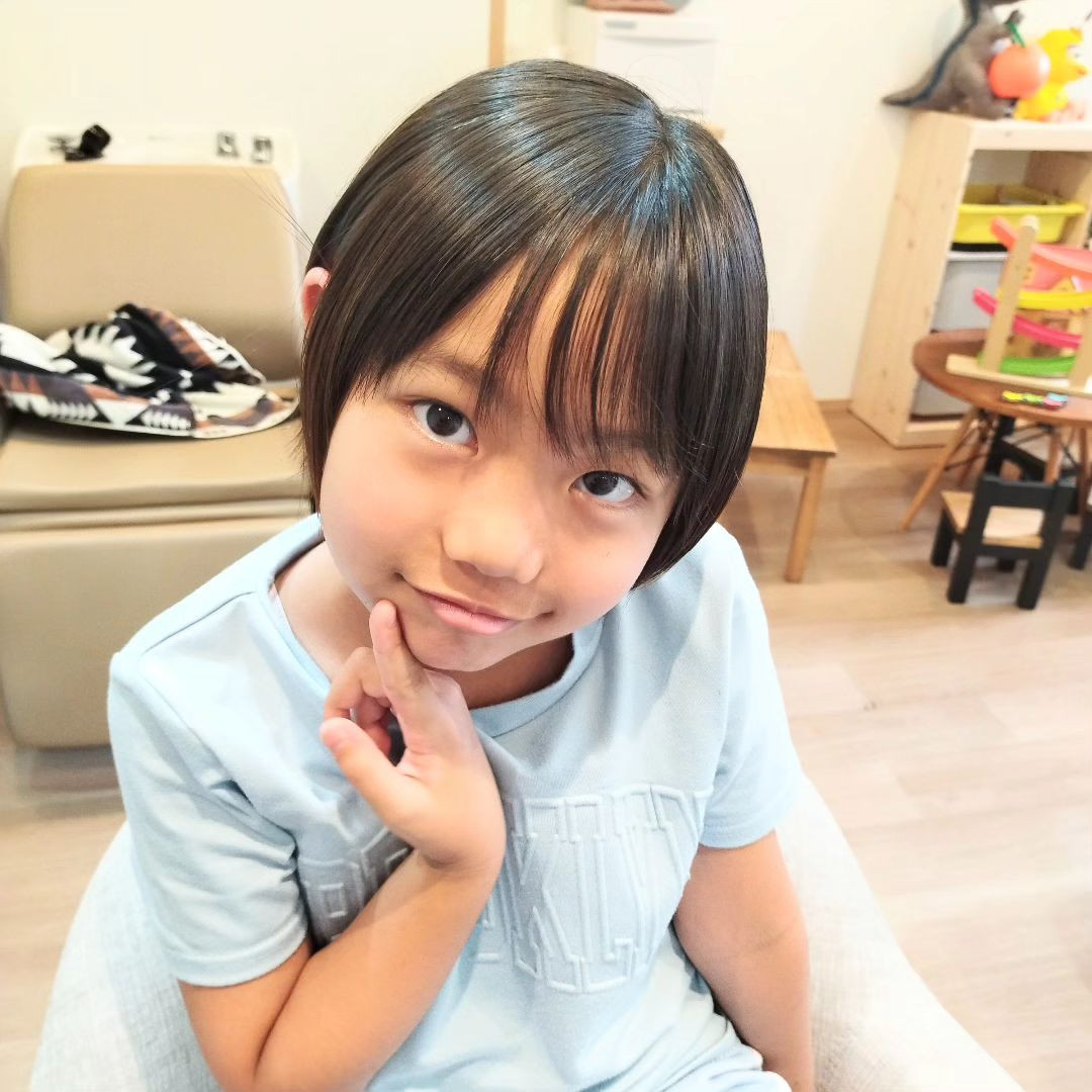 ナチュラル 子供 ショート ショートボブ×芹澤美容院×maki serizawa×274580HAIR