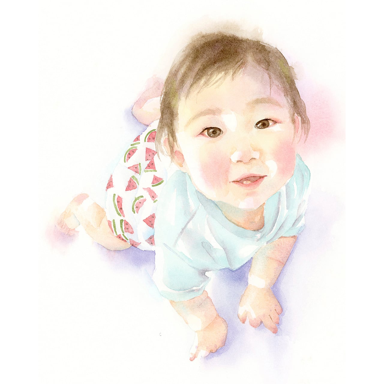 男の子の顔イラスト