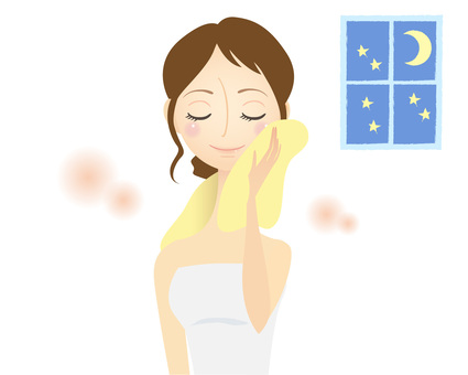 お風呂上がりの女性 バスタオル perming3DCGイラスト素材のイラスト素材23618280- PIXTA