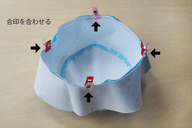 型紙あり リボン付きベビー用ニット帽の作り方無料型紙簡単赤ちゃん帽子裏地無し How to make a baby hat