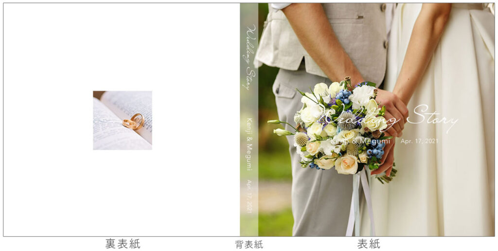 おしゃれなウェディングフォトアルバム♡40P・266mmサイズ！ご希望に合わせてオリジナル制作！結婚式・フォトブック