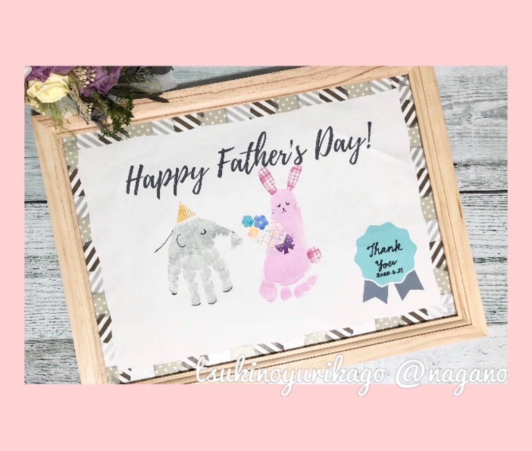 父の日手形アート フラワー雑貨・その他 アンフルリスト 通販 11795280Creema クリーマ