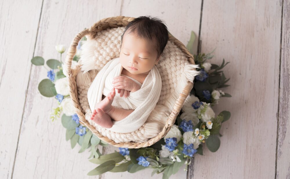 UMARERUニューボーンフォトのおくるみの巻き方や注意点についてご紹介