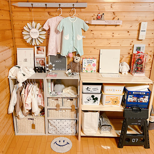 ニトリのカラボで子供クロゼットを作ったよ 子供服ラベルのダウンロード素材あり育児に迷えるオカン羊の部屋