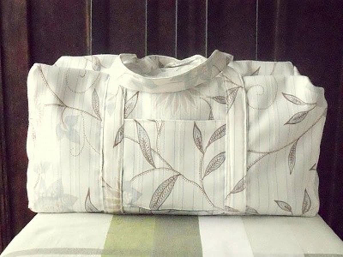 手作りキット≪主婦のミシンさんのオリジナルレシピで作るあおりミニボストンバッグキット 無地 ≫デコレクションズオリジナル キット商品 ハンドメイド│ バッグ│作り方説明書付き