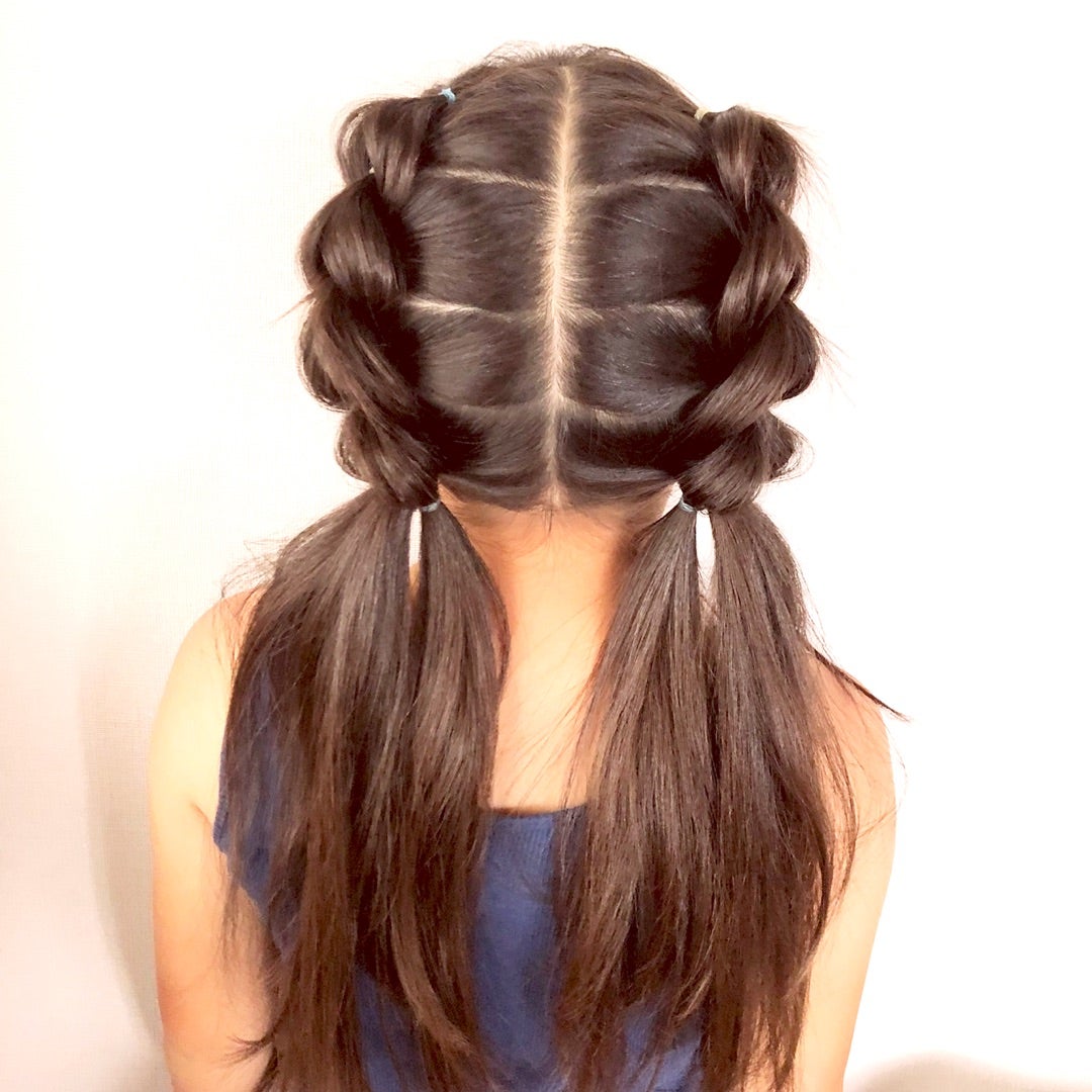 ゴムだけで簡単！可愛いツインテール8種 子どものヘアアレンジ集kosodate LIFE 子育てライフ