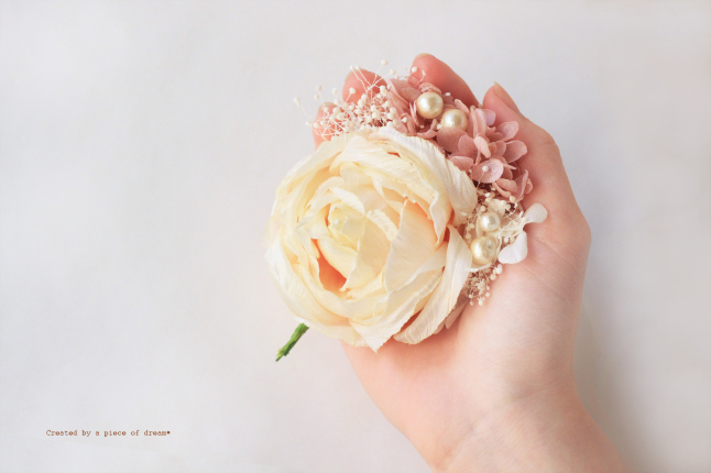 ＊100均で作るオシャレコサージュ＊卒業式入学式＊Seria Daiso