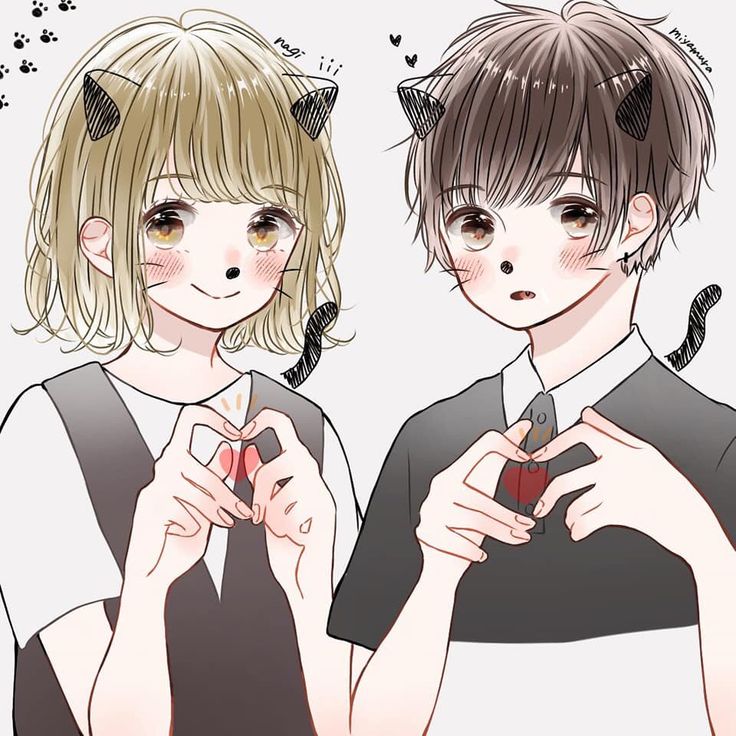 バレンタインデーにバラを持つかわいい男の子と女の子のカップルイラスト素材透過、PNGフリー画像ダウンロード - Pngtree