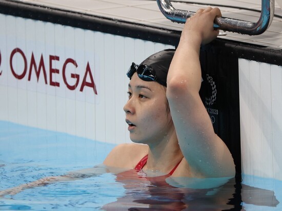 ぐるっと流山 リオ五輪・競泳代表の寺村美穂さんの準決勝をパブリックビューイングで観戦流山市