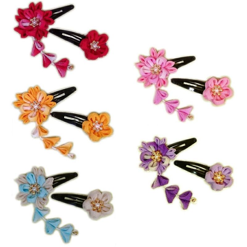 つまみ細工キット 七五三 髪飾り 初心者OK！写真で解説作り方説明書つき