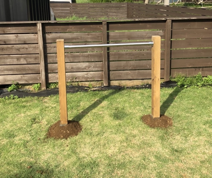 鉄棒 折りたたみ DIY SPF材 庭先 などのインテリア実例 - 2017-03-26 07:48:04RoomClip ルームクリップ