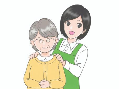 肩を組む イラスト 2人