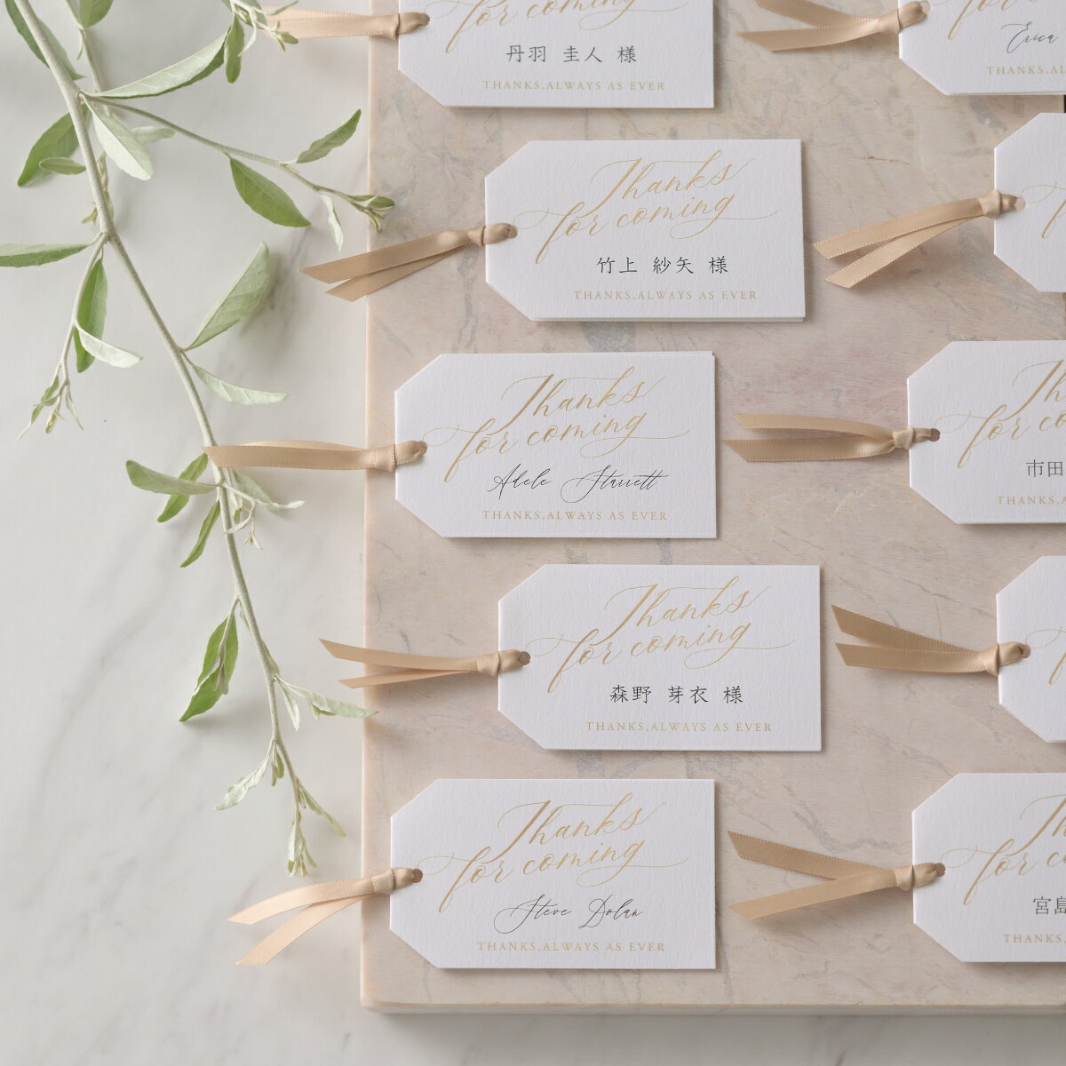 席札エトワールWEBで簡単手作りできるココサブの席札