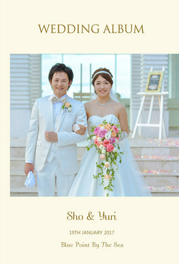 おしゃれなウェディングフォトアルバム♡40P・266mmサイズ！ご希望に合わせてオリジナル制作！結婚式・フォトブック