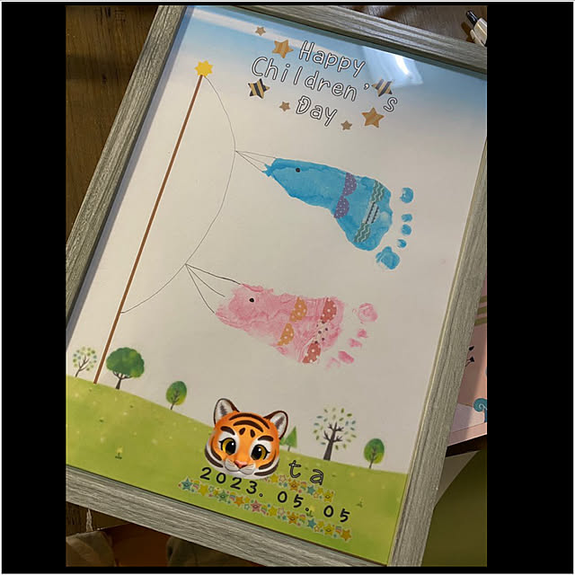 手形足形文字アート 父の日プレゼントは子供の手作りでパパを喜ばせよう！ - コドモアイ