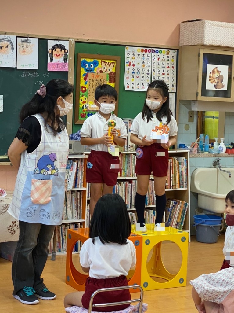 幼稚園・保育園 お誕生日会の出し物に！エプロンシアターたんじょうびおめでとう 誕生日