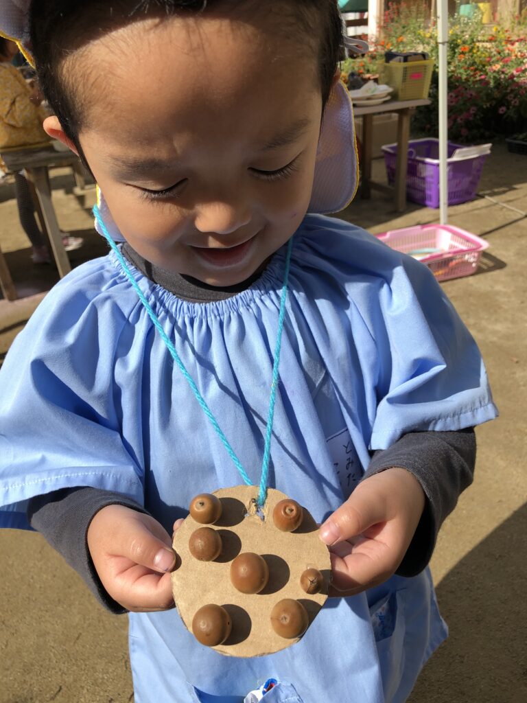 どんぐりコースター 簡単なおもちゃ製作 0歳児～対象