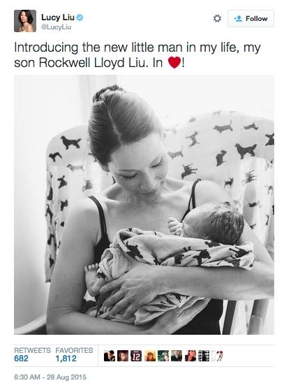 ルーシー・リューが突然ママに