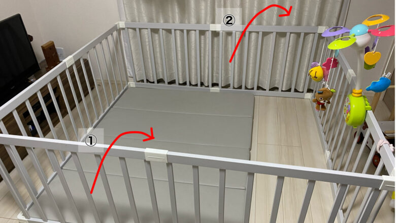 赤ちゃんもハイハイし放題！部屋が狭い時に思いついた先輩パパママの工夫