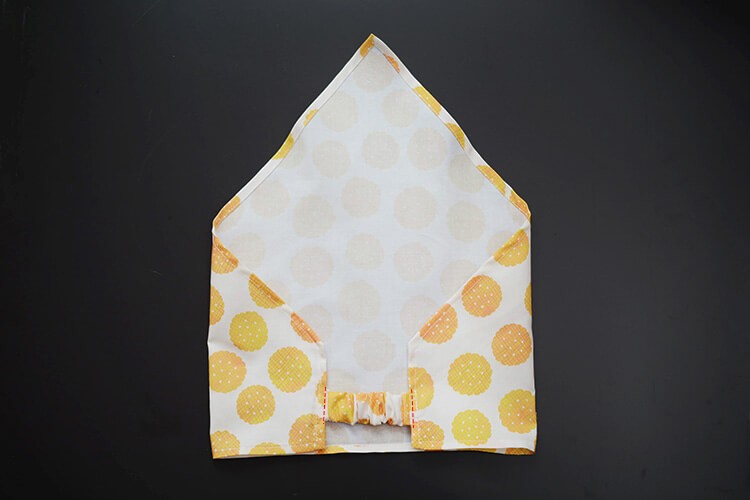 三角巾 子供 ゴム付き 小花模様 かわいい 子ども用三角巾 女の子ミックスジャム