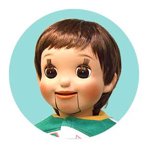 腹話術人形 じいじ 腹話術人形通販＆腹話術グッズのあすなろワールド