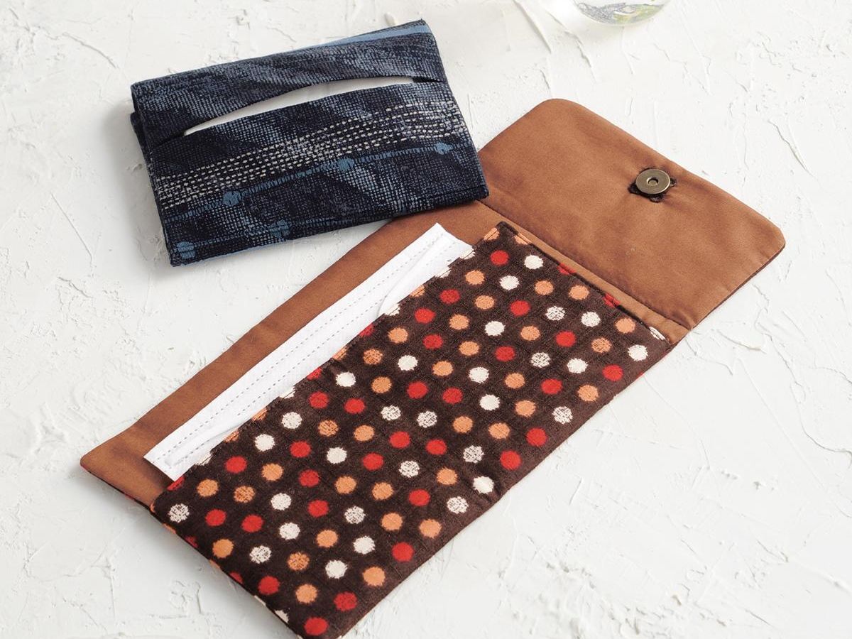 型紙不要 材料は布１枚！不織布マスクストッカーの作り方nunocoto fabric