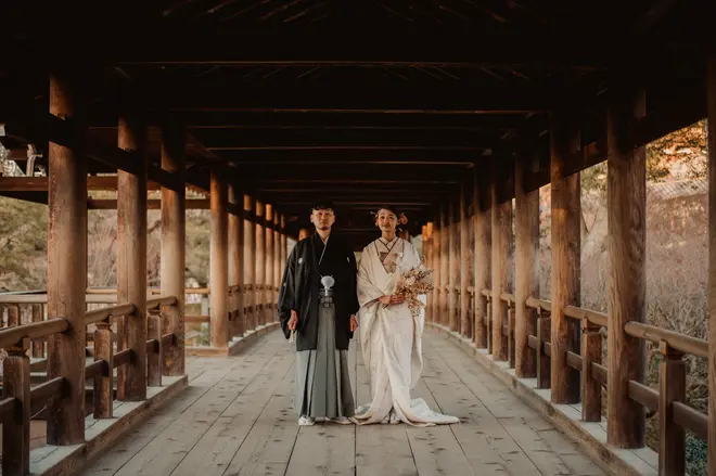 京都で和装前撮り・フォトウェディングなら京都好日