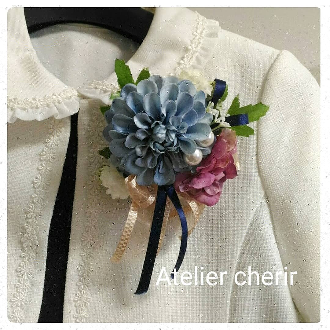 コサージュ 手作り キット 簡単！ 卒園 入園 卒業 入学 いつの日か大輪に♪ ソフトローズ小のコサージュキット : てづくり 手芸 ファミリアミア- 通販 - Yahoo!ショッピング