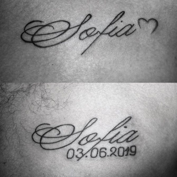 カスタムテンポラリータトゥー、子供の名前 3個セット- Etsy 日本