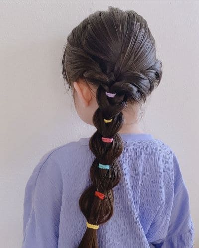 キッズダンスに使えるヘアアレンジ 編み込み・くるりんぱ を解説します！ Gravis 神奈川・東京で人気のチア・キッズチアダンススクール