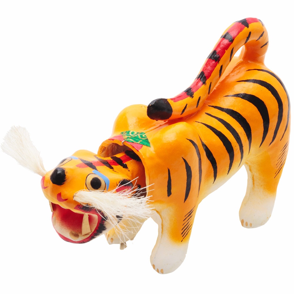 金小札茜糸威しの兜8号木目屏風張子の虎飾りが安い 雄山作 五月人形～広島市の人形問屋十二段屋