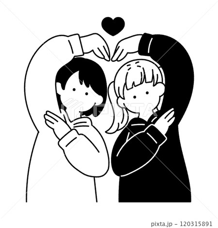 女の子同士のペア画を楽しむための集め方