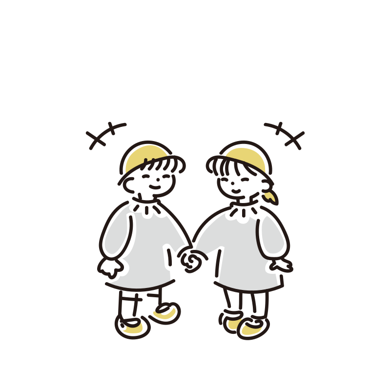 仲良しな子供達_夏服イラスト - No: 1061406無料イラスト・フリー素材なら「イラストAC」