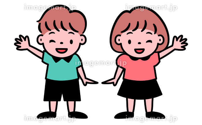 フリーイラスト仲良しな犬と猫パブリックドメインQ：著作権フリー画像素材集