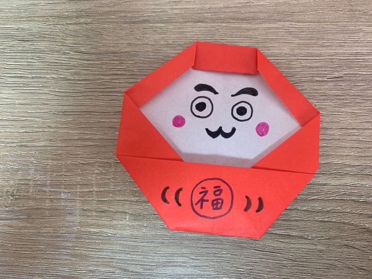 折り紙のだるまさん サッカー勝利を祈願してTopics 手作りなら、思いのママ
