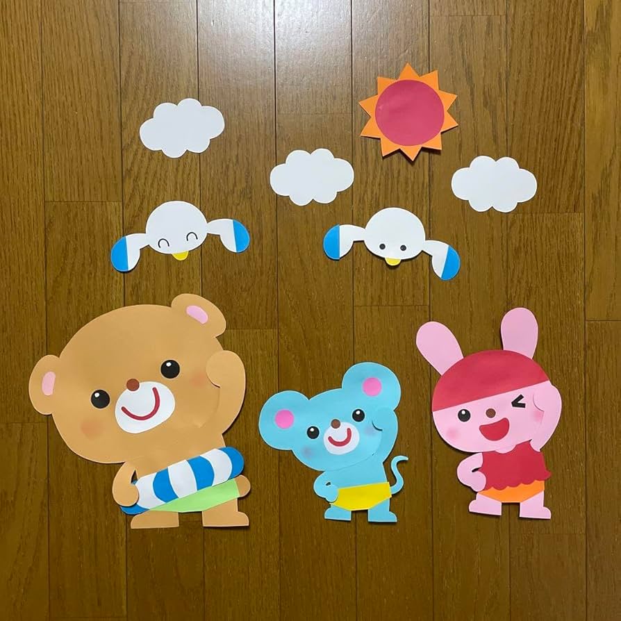 くじら 夏 壁面 保育 - MACHIPPE'S GALLERYminne byGMOペパボ 国内最大級のハンドメイド・手作り通販サイト