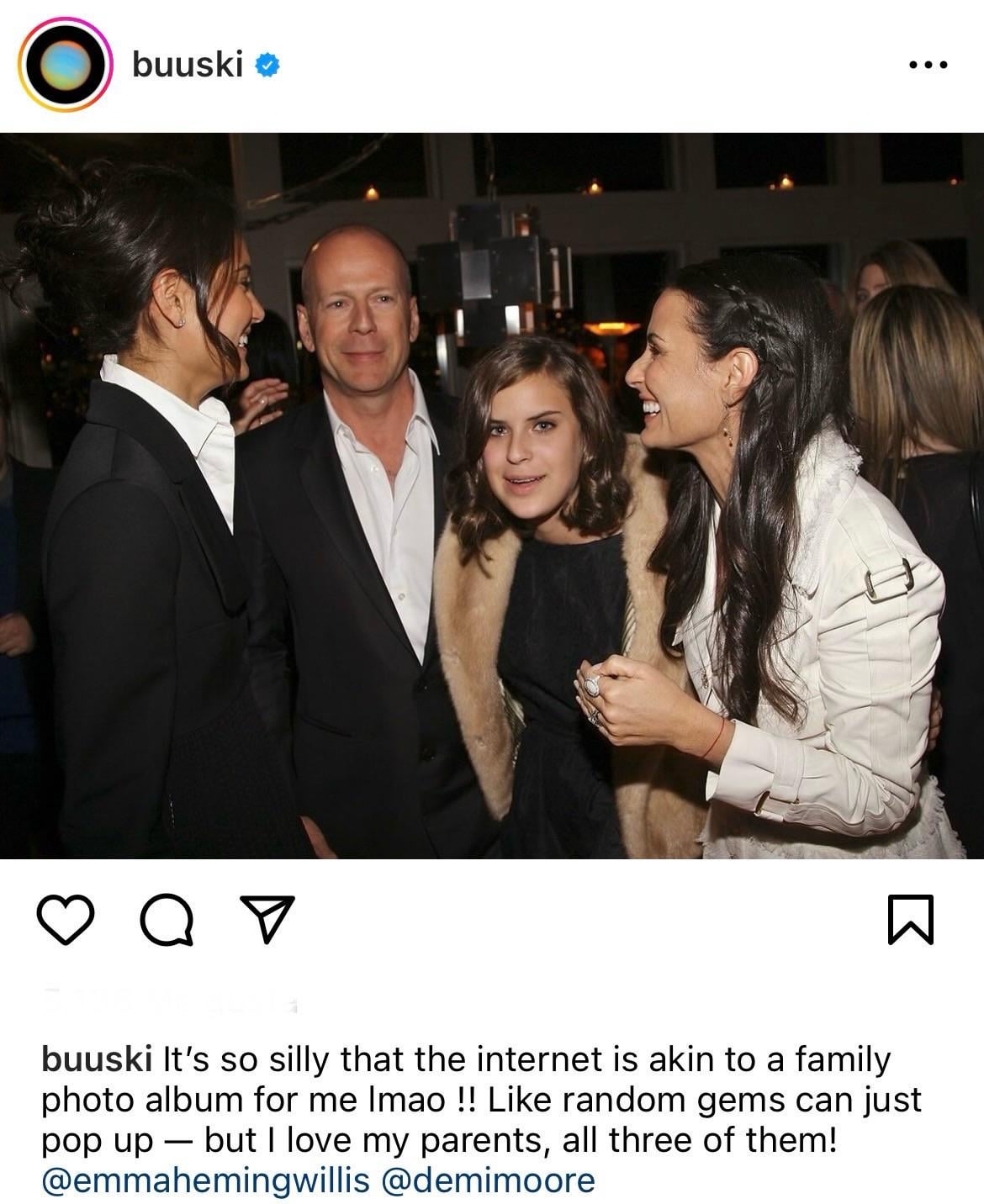 動画 ブルース・ウィリスが68​​歳の誕生日を祝い、娘たちが